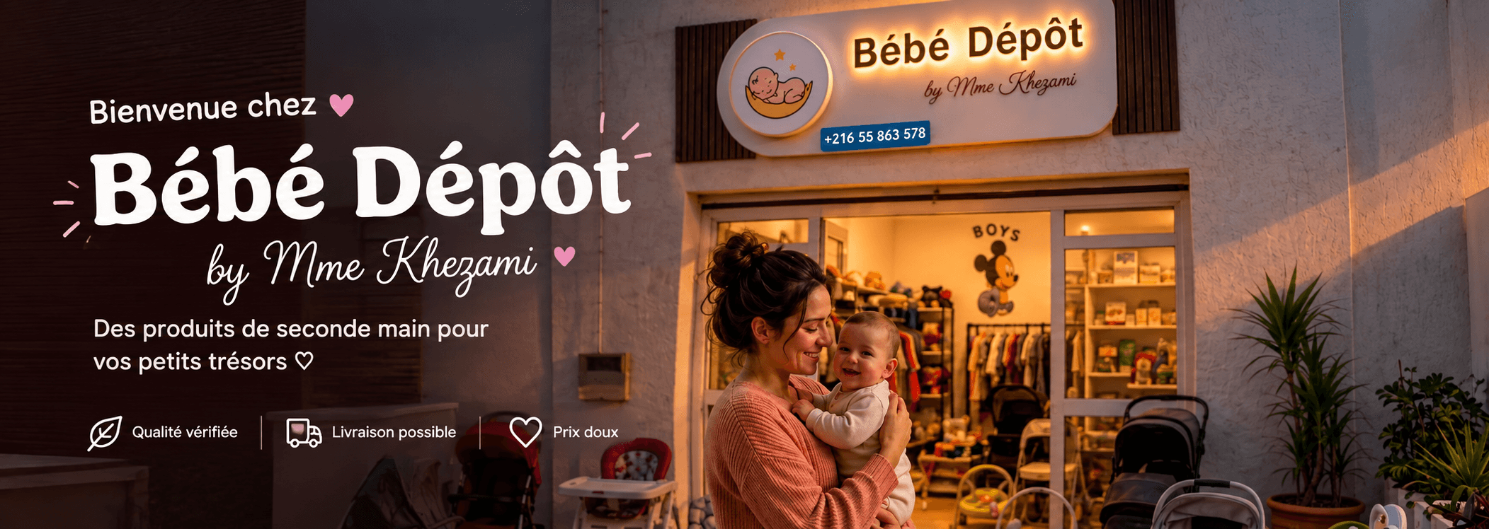 Bienvenue chez Bébé Dépôt
